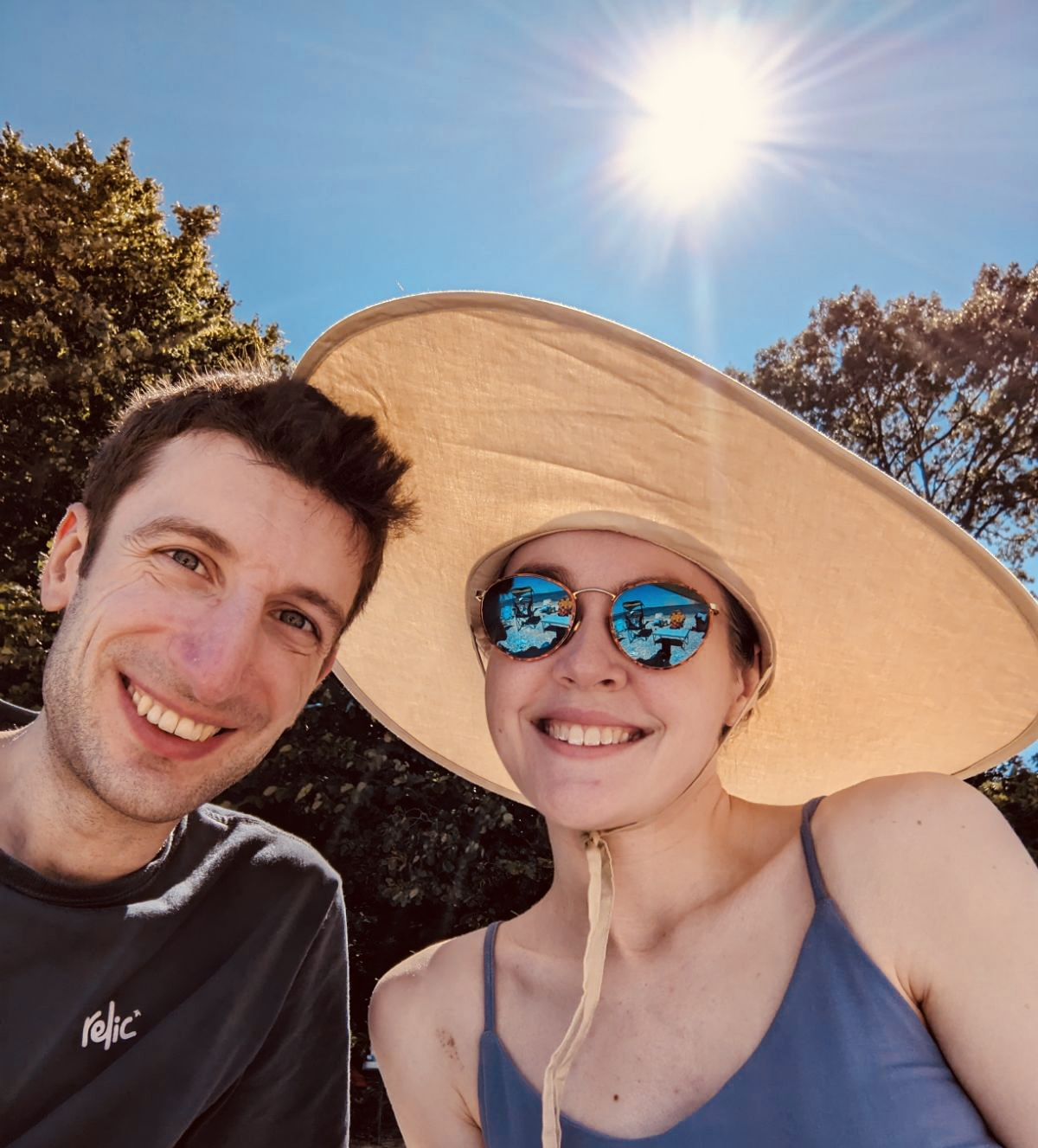 Ellen and Andrew at the beach